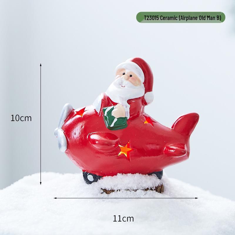 Christmas Ceramic Snowman Ornament – Small Gift Decoration Pendant