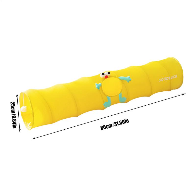 Play Tunnel For Cats Foldable Bored Cat Interactive Tube Tunnel Interactive Small Pet Playful Game For Kittens Rabbits Puppies