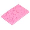 Sun Moon Star Cake Fondant Molds Silicone Cupcake Decoration Molds for Pudding Ice Cream