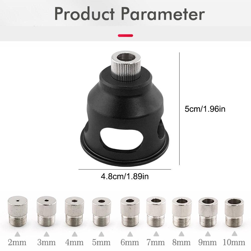 

Vertical Drill Guide Doweling Jig Kit W/ 2-10 MM Drill Bushing Straight Hole Drill Positioner Round Dowel Splicing Drilling Tool