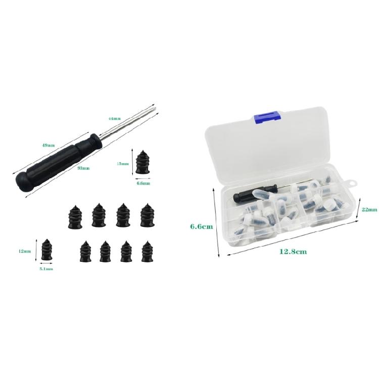 All Weather Tire Puncture Repair with Auto Vulcanizing Plugs Roadside Fixing Solution for Motorcycle Car Truck Emergency