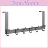 Modern Door Back Hook Rack With Removable Design For Bedroom Storage And Clothing Organization
