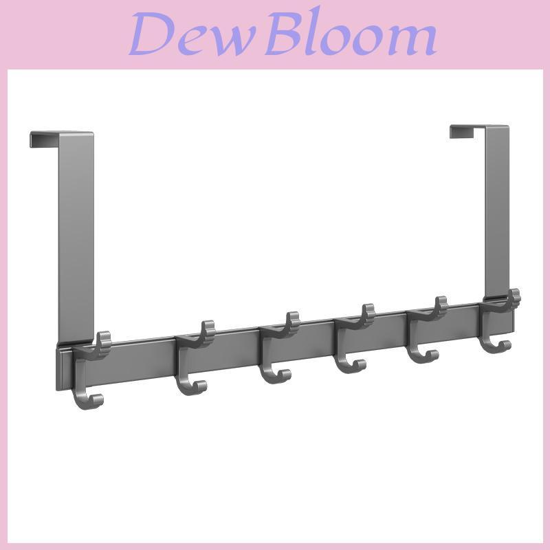 Modern Door Back Hook Rack With Removable Design For Bedroom Storage And Clothing Organization