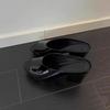 Women's Versatile Thick-Soled Fashion Peep-Toe Chunky High Heel Slip-On Slippers