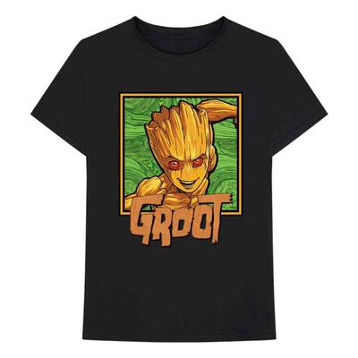 Marvel Comics - Io Sono Groot - Groot Quadrato (Maglietta)