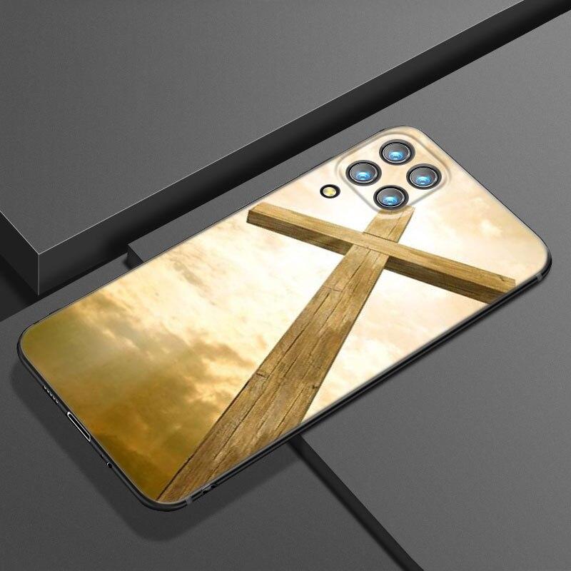 Jesus Christ Cross Phone Case For Samsung Galaxy A21 A30 A50 A52 S A13 A22 A32 4G A23 A33 A53 A73 5G A12 A31 A51 A70 A71 A72