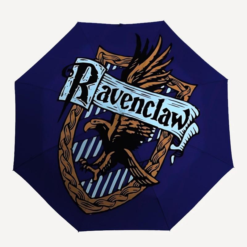 

1pc Ravenclaw Crest Automatic Umbrella Durable Iron Frame & Plastic Handle, Gift for Men & Women, Sturdy Construction yy250902018