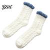 Warm Bed Socks for Sleeping Thickened Plush Women Soft Coral Fleece Slipper with Cozy Air Conditioned Room Towel Bottom Cushioning Thermal