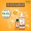 Himalaya Pure Hands Orange Hand Sanitizer 100ml Pack Of 1 Alcohol Based Quick Drying Gel For Germ Protection And Fresh Clean Hands