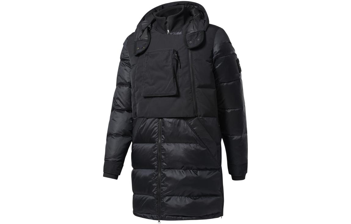 Reebok Down Jackets Men s Black Hooded Moderate Other GU5756 M