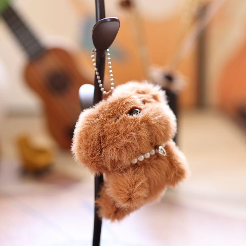 

Милый плюшевый брелок в виде щенка, мультяшный брелок в виде маленькой собаки, мягкие куклы, брелок, подвеска для сумки, украшение, держатель для ключей, подарки