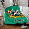 Custom Name Mickey Friends Adventure Blanket for Couch & Bed, Plush Cozy Fuzzy Blanket Super Soft & Warm Blankets for Fall and Winter. 090827