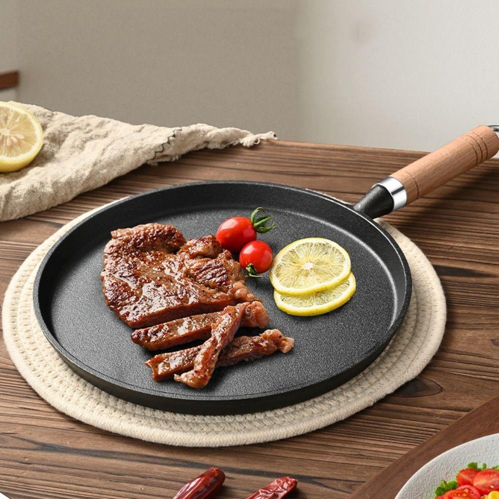 Non-stick Cast Iron Frying Pan 20/26cm Crepe Maker Kitchen Cookware Pancake Pan  Omelet