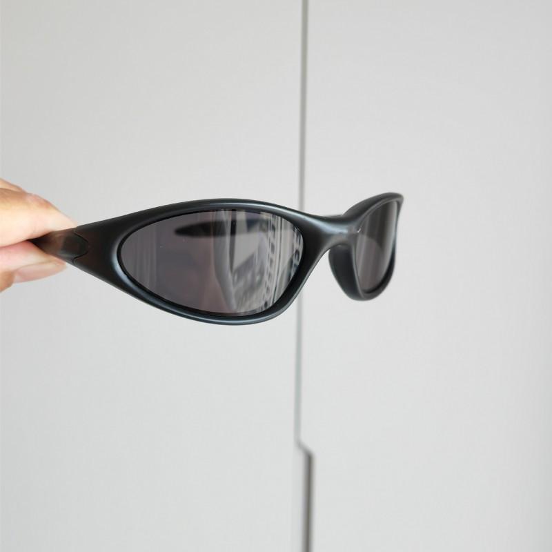 Outdoor Oval Sunglasses Men Women Retro Style Cycling Running Fishing