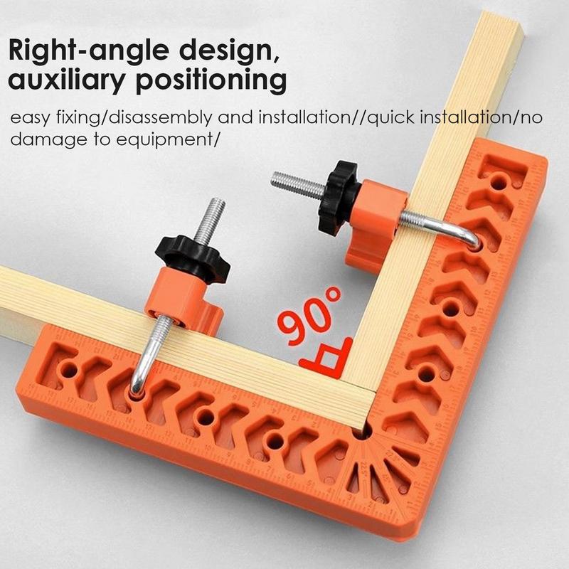 Right Angle Locator 90 Degrees Clamps For Woodworking Securing Clip L-type Multifunctional Right Angle Positioning Ruler Tool