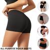 Varsbaby Boyshort Panties for Women, Ladies Underwear Boxer Briefs with Novelty Letter Printed