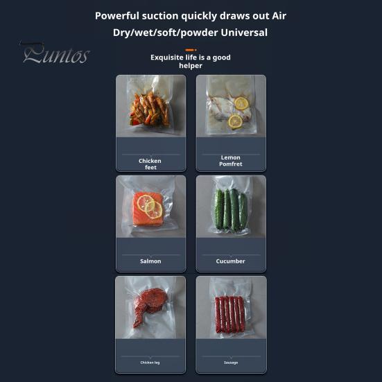 Vakuový zatavovací stroj s digitálním displejem s funkcí časovače 2 režimy těsnění EU zástrčka Automatická vakuová zatavovačka Kuchyňské potřeby