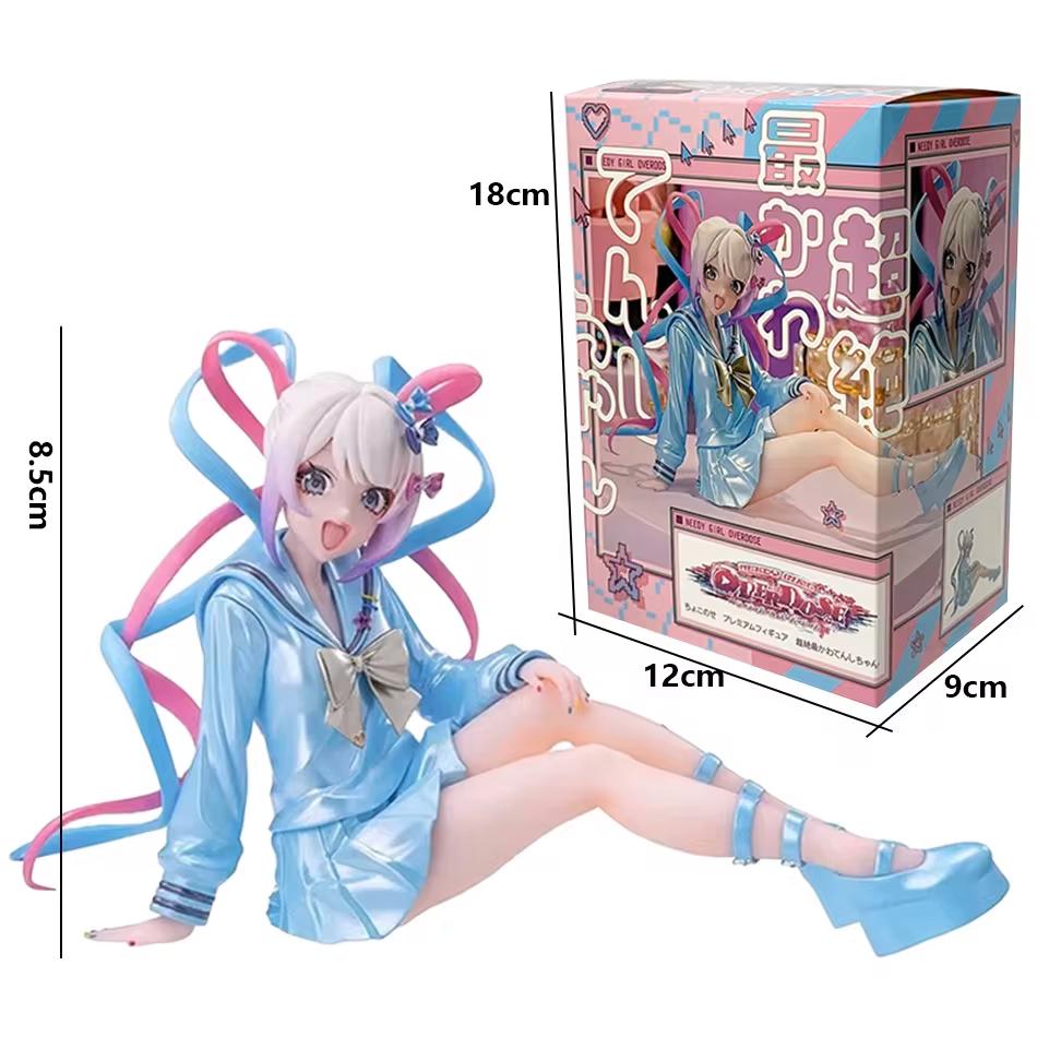 NEEDY STREAMER OVERLOAD OMGkawaiiAngel chan Anime Girl Figure Ame-chan Action Figure Super Ten-Chan Figures Model Doll Toys Gift
