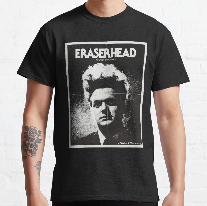 Eraserhead Horror Movie Art David Lynch Eraser head vintage T Shirts 100 Cotton Plus size Clothes Crazy Plus Size TShirt S