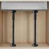 Practical Sturdy Stainless Steel Sink Brackets Protect Cabinets Without Drilling or Disassembly Daily Casual Use