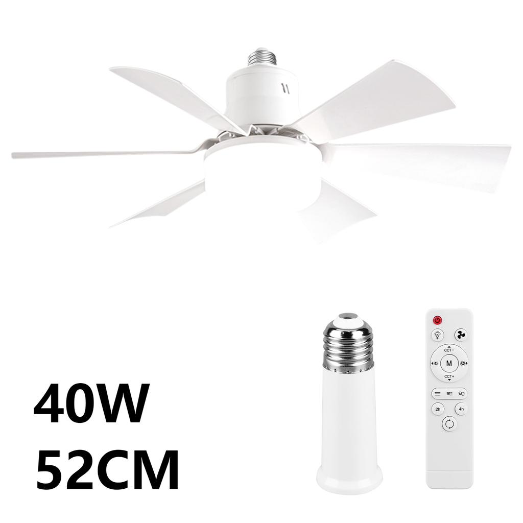 Modern Ceiling Fan Light With Remote Control with Extender & 6 Blades Hanging Fans Chandelier Electric Fan for Home