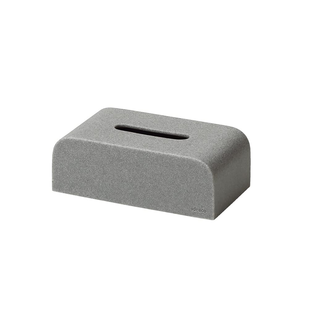 ideaco Tissue Case SP Stone Sand Gray, Soft Pack Tissue Box, 22cm Wide x 12cm Deep x 8cm High