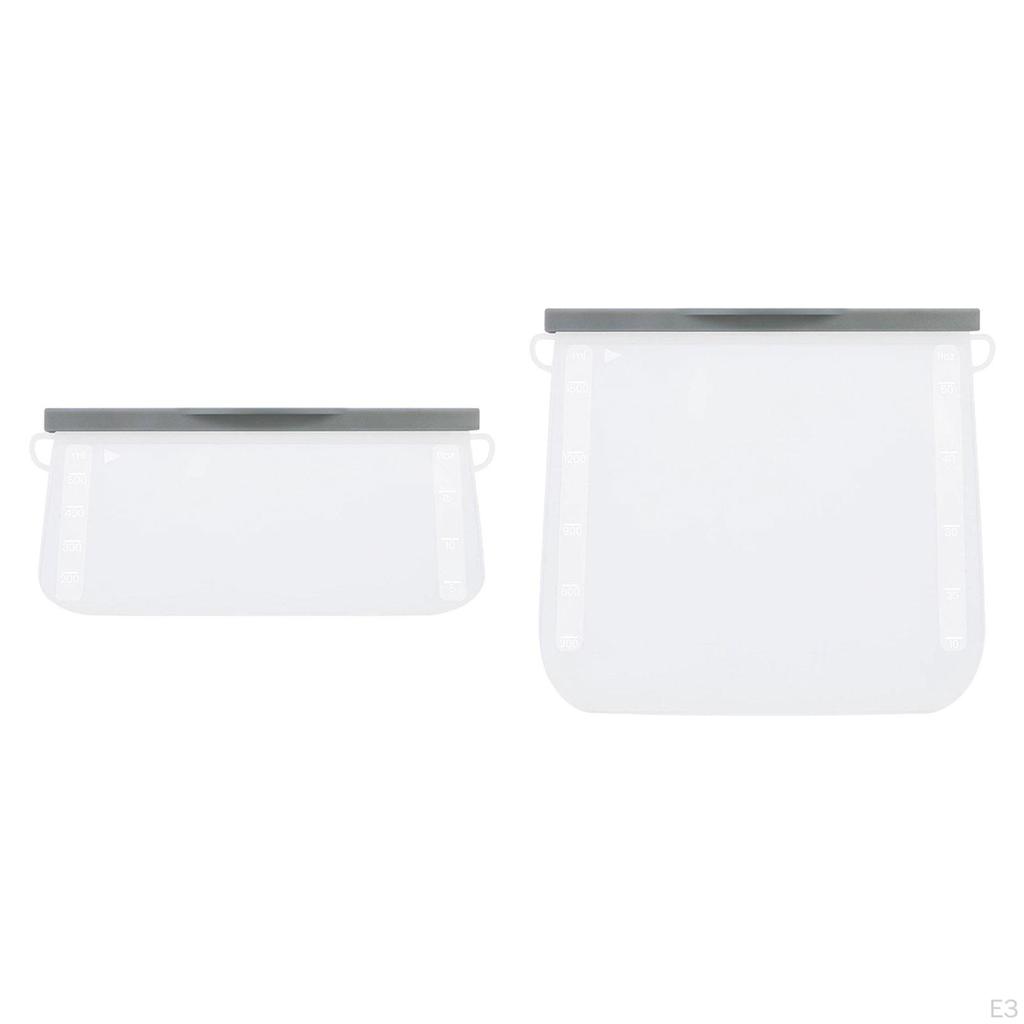 Silikonowy pojemnik na żywność Lekki Warzywa Szczelny Przekąska Mleko Uchwyt Saszetka Wielorazowy