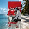 Retro Moda C-Coca-C-Cola Ręcznik Szybkoschnące Ręczniki Plażowe Nadają Się Na Baseny Kemping Joga I Siłownię
