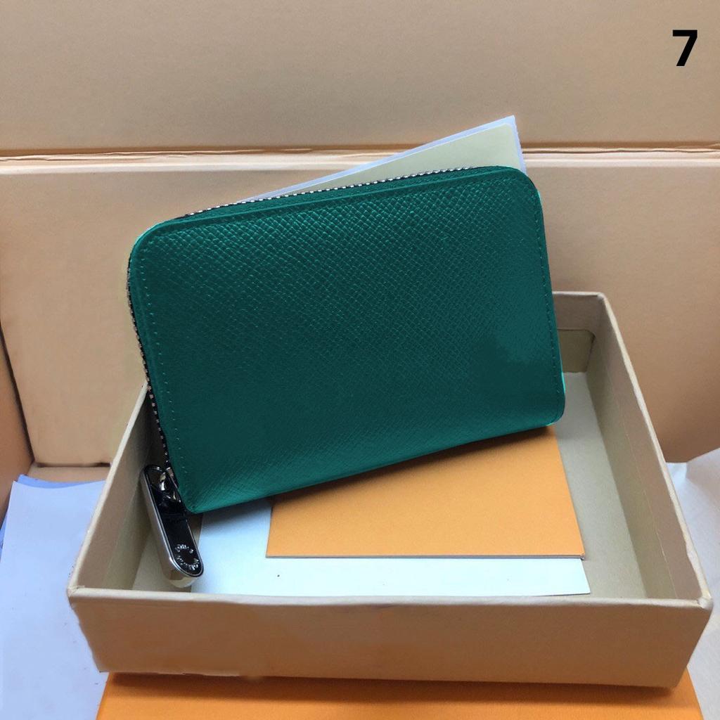 New Classic Luxury Designer Women's Wallet Leather Women's Zipper Wallet Women's Fashion Zero Wallet