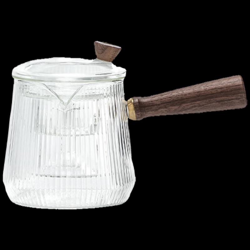 Nanshan Mr. Heat-Resistant Glass Side Handle Teapot