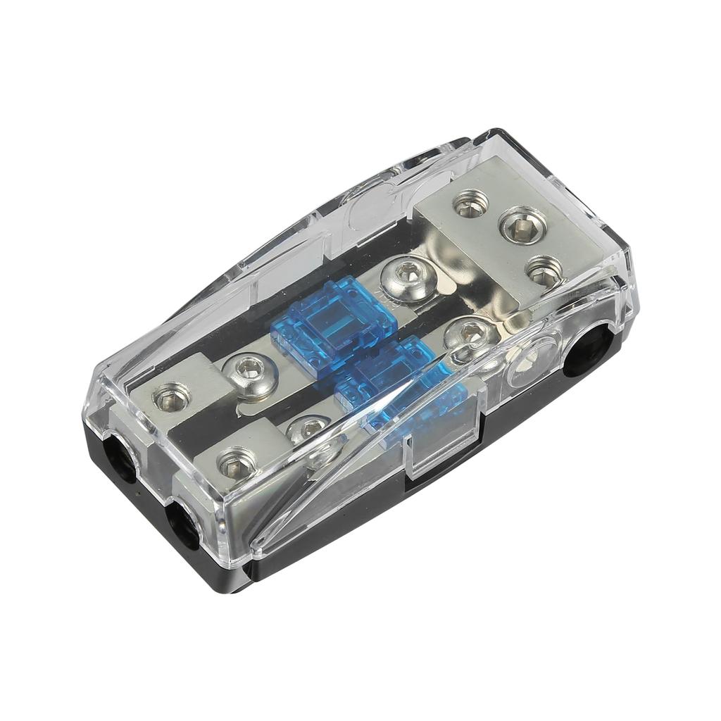 uxcell AFS Fuse Holder Fuse Box Fuse Cap Fuse Block Holder 2-Way 60A ANL with Fuse for Car Audio