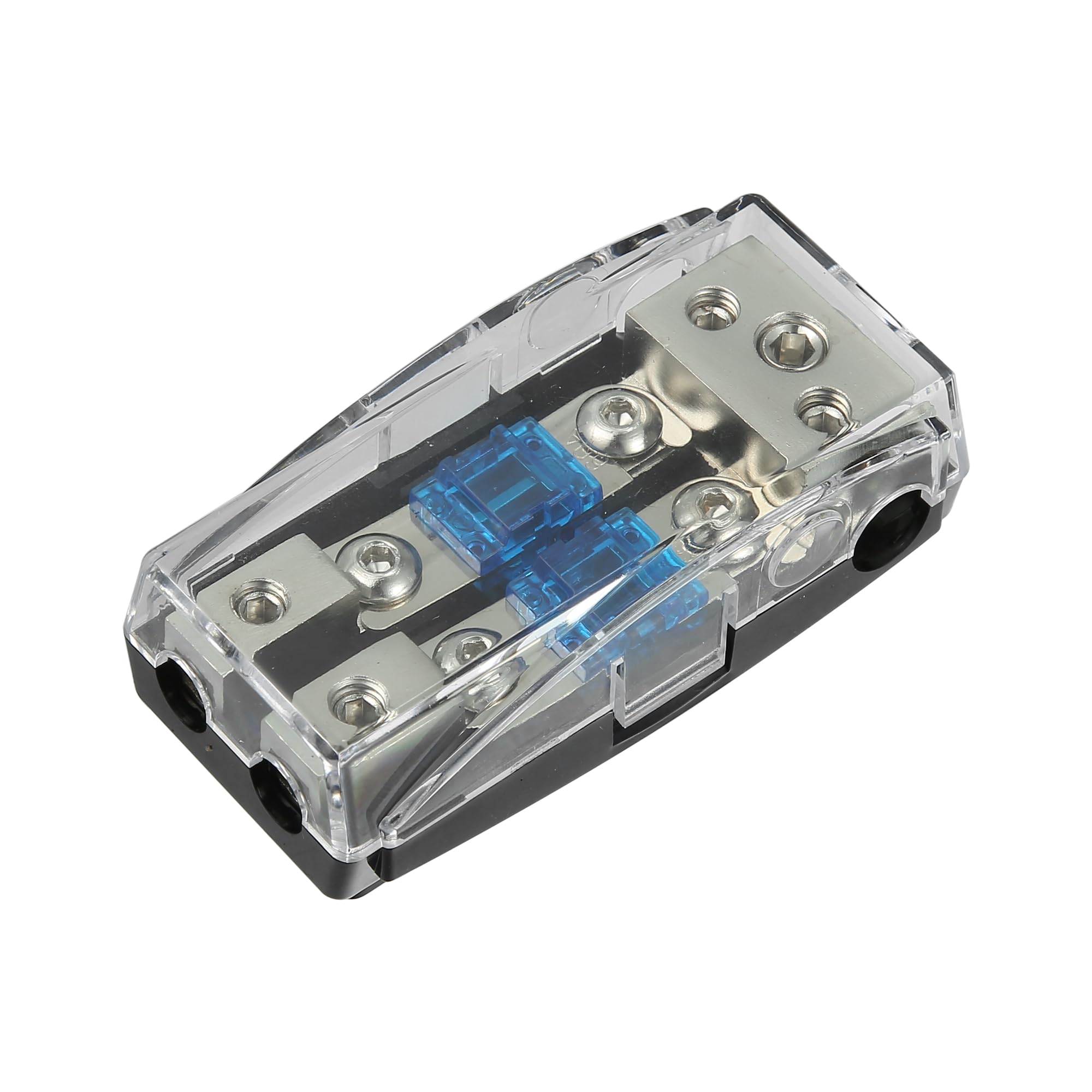 

uxcell AFS Fuse Holder Fuse Box Fuse Cap Fuse Block Holder 2-Way 60A ANL with Fuse for Car Audio