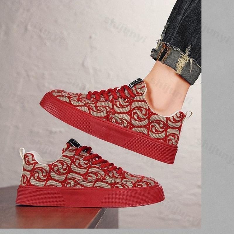 Men's Canvas Shoes 2026 Spring Autumn New Vintage Fashion Breathable Lace Up Sneakers Comfortable Outdoor Non Slip Casual Flats