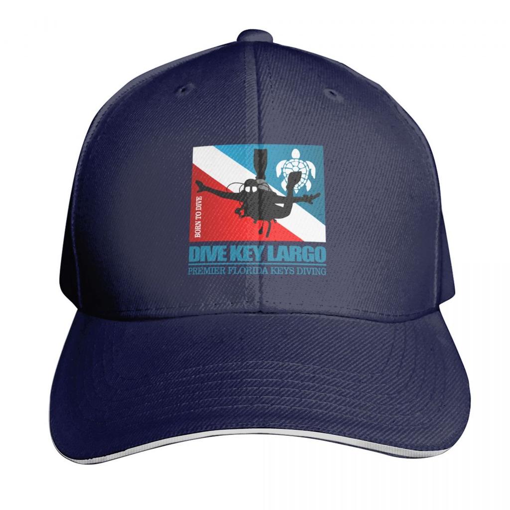 Dive Key Largo (DF) Baseball Cap Fishing Caps Unisex Cosplay Hats On Offer Fishing Hat Womens Unisexs