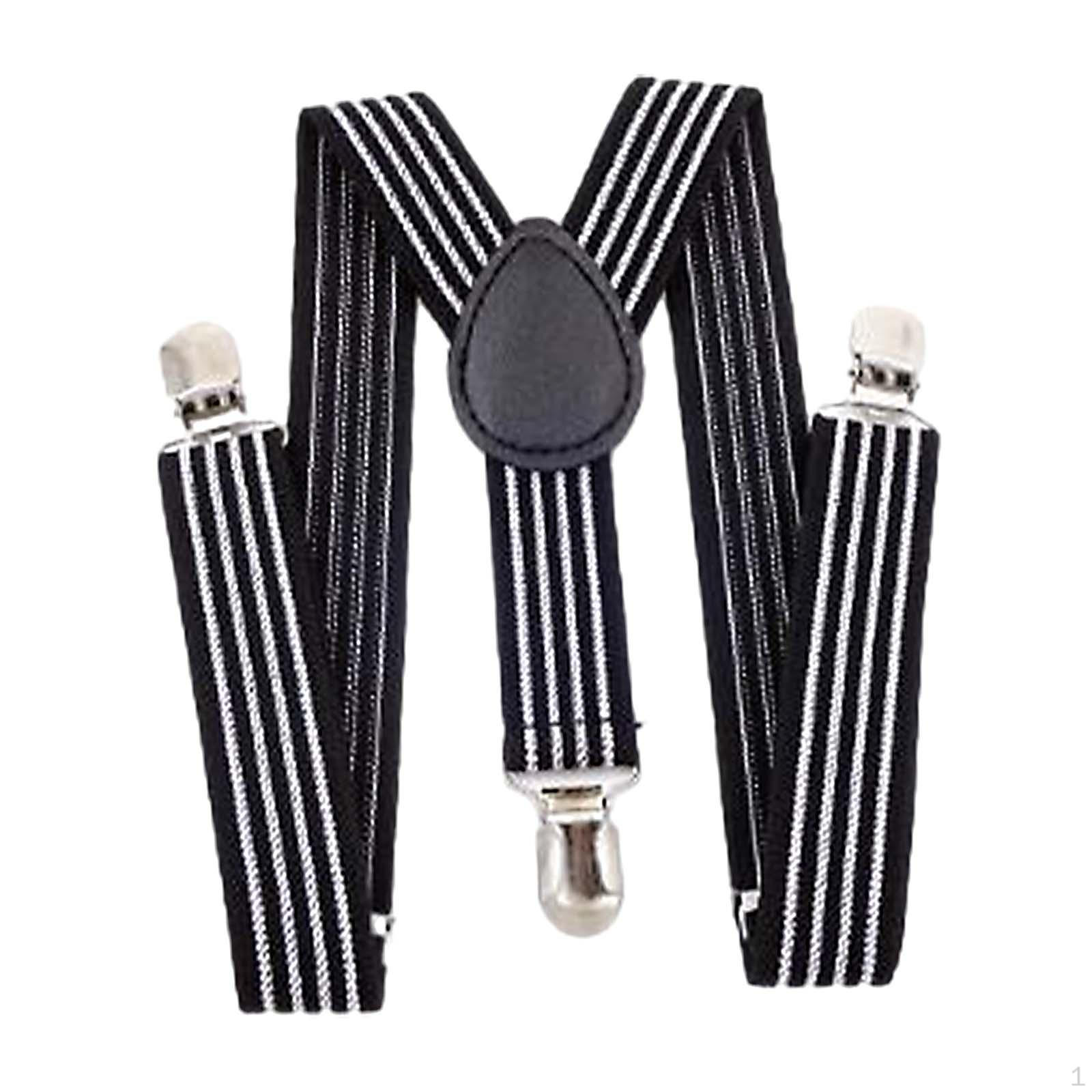 Мальчишеские подтяжки Брюки для смокинга Повседневные Y-образные