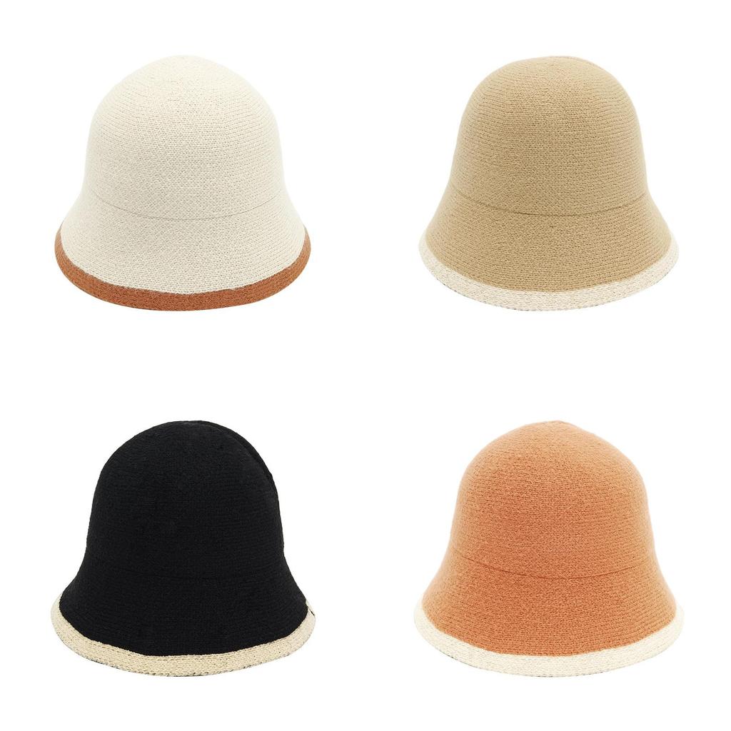 Chic Fisherman Bucket Hat For Winter With Warm Acrylic Material For Unisex Outdoor Use