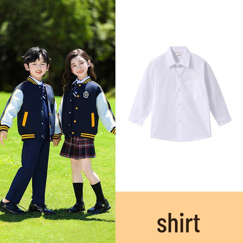 Детский школьный комплект формы в британском академическом стиле для весны, осени и зимы 110 cm