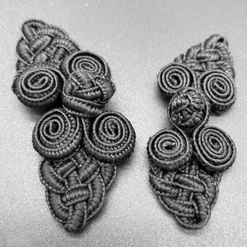 Handgefertigtes Erdbeer Chinesisches Cheongsam Knotenverschluss Bandverschluss Kostüm Tang Shirt Anzug DIY Nähen Handwerk