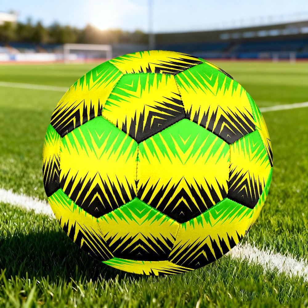 1pc Abstract Size 5 Soccer Ball Professional Match Training Football Indoor &Outdoor Sports Ball Lightweight Durable C6591