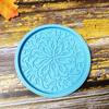 Multifunctional Coaster Silicone Mold Vintage Flower Mats Silicone Mold Ornament Gift for DIY Epoxy Making Cups Crafts