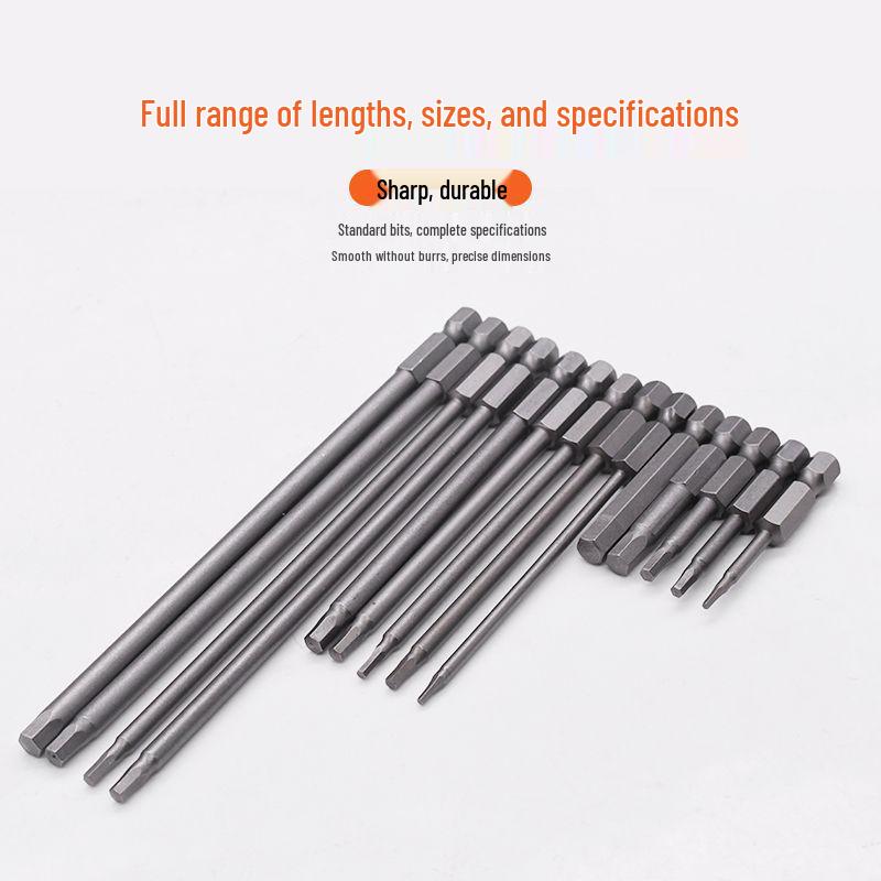 Extended Air Screwdriver S2: Strong Magnetic Hex, Pneumatic & Electric Screwdriver Bit