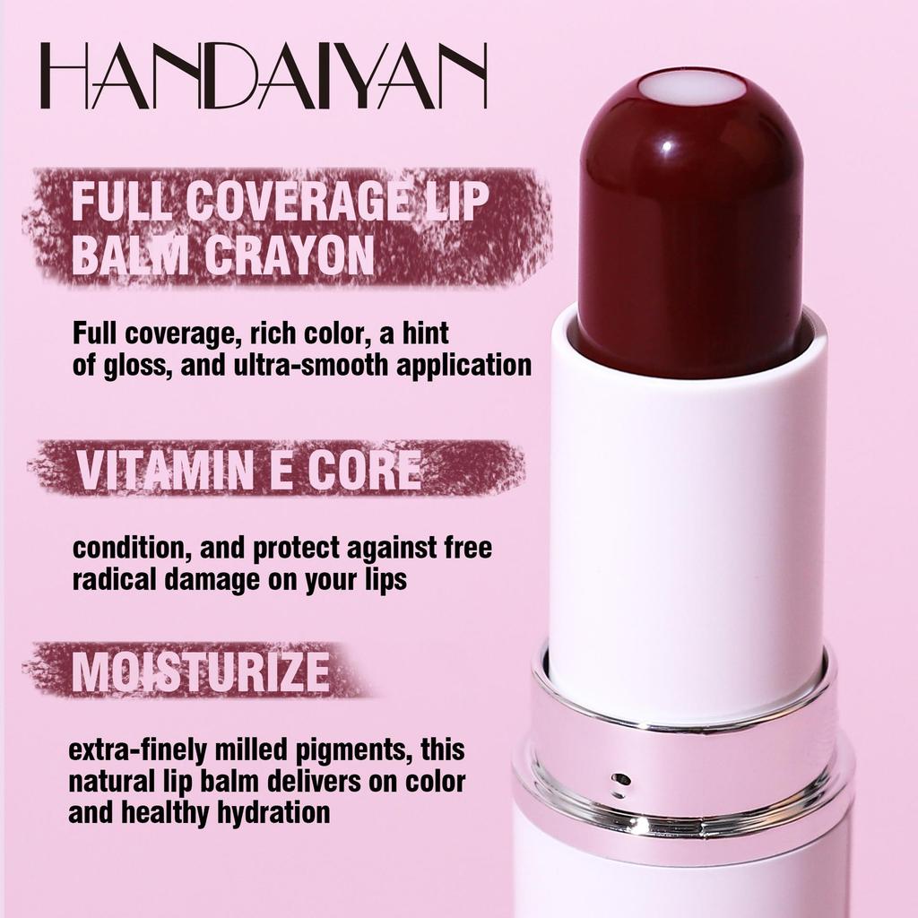 New 8-color Two-in-one Multi-functional Lipstick Matte Moisturizing Non-fading Non-fading Sandwich Lipstick Beauty Makeup Tool