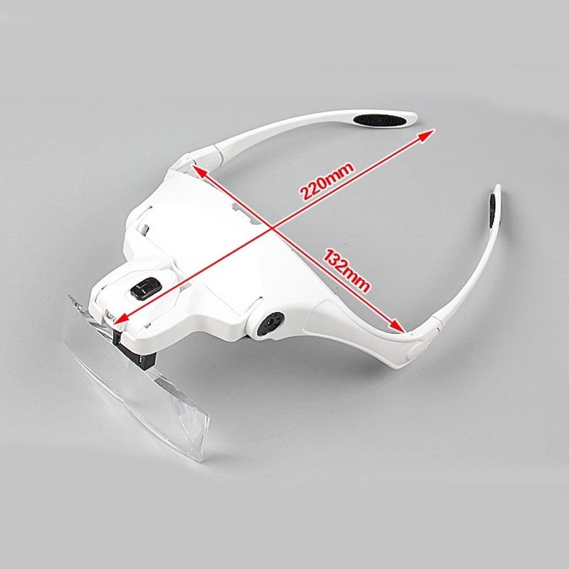 LED Light Magnifying Glass for Microblading, Eyelash Extensions, and Inspection 9892B1