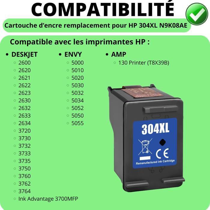 Ink Cartridge - HP - 304XL - Black - Compatible with DeskJet and Envy - XL