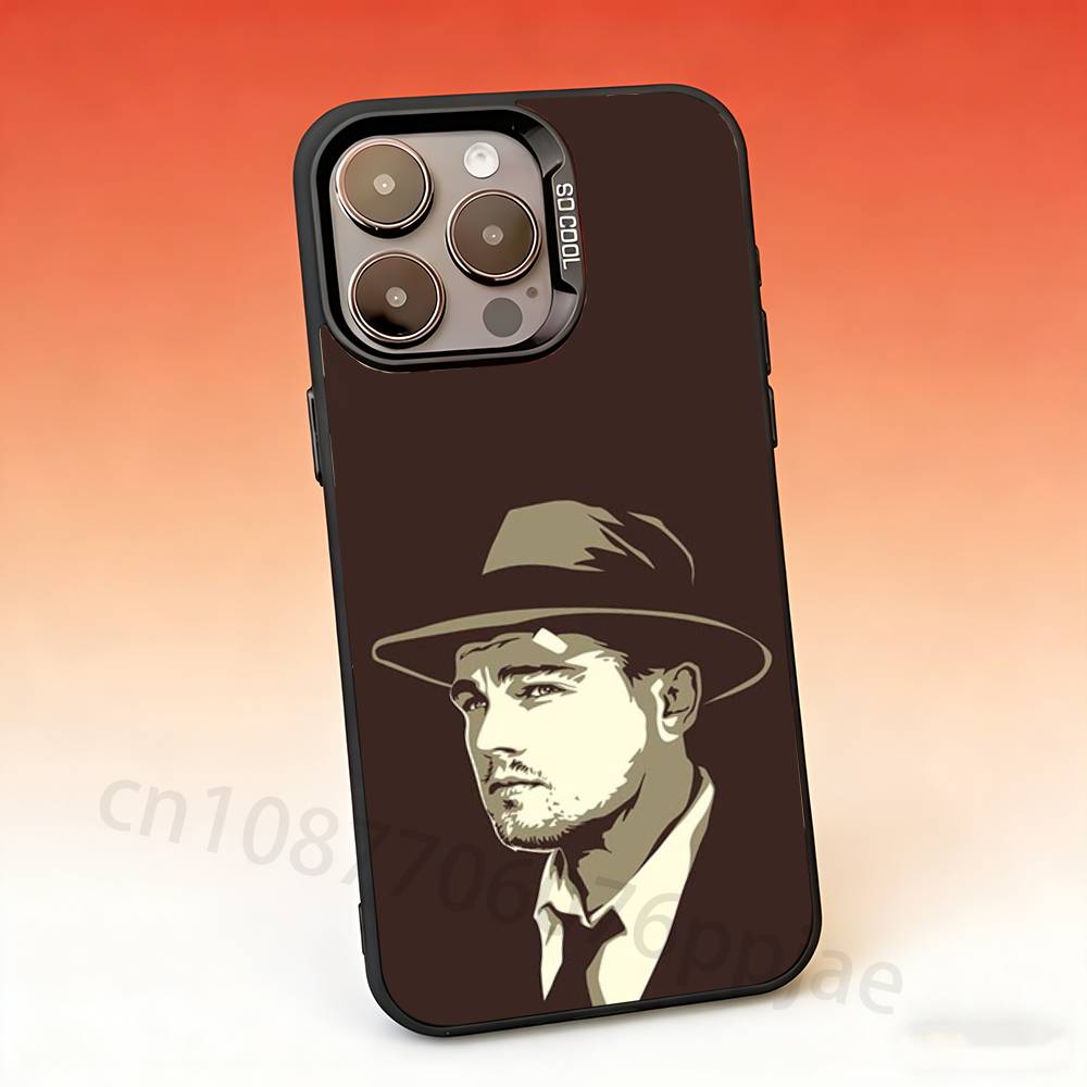 Leonardo Wilhelm DiCaprio Phone Case For iPhone 17,16,15,14,13,12,11,Pro,Max,Plus,Mini, Anti Fall Matte Hard Bumper iPhone13