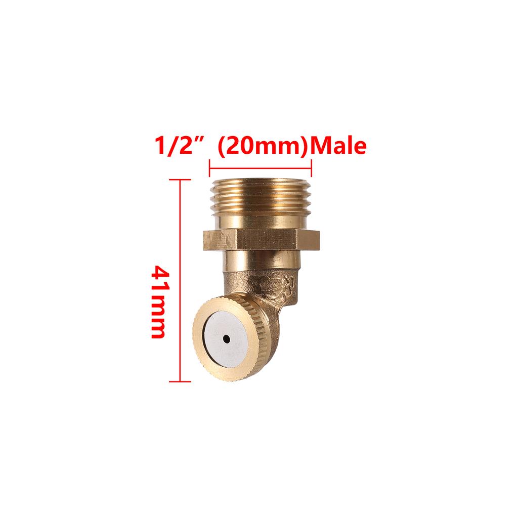 Agricultural Pesticide Spraying Misting Nozzles High Pressure Brass Misting Nozzles Irrigation System Brass Nozzle