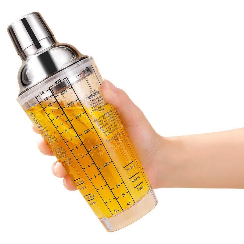 UOBO Glass Cocktail Shaker & Bartending Tool Set