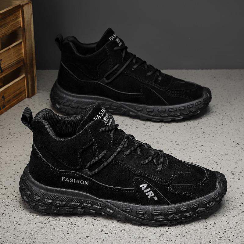 Men's Shoes Casual Shoes Ankle Boots Designer Fashion Loafers Lace Up Shoes Men Boots Men Sneakers Non-slip New Tenis Masculinos