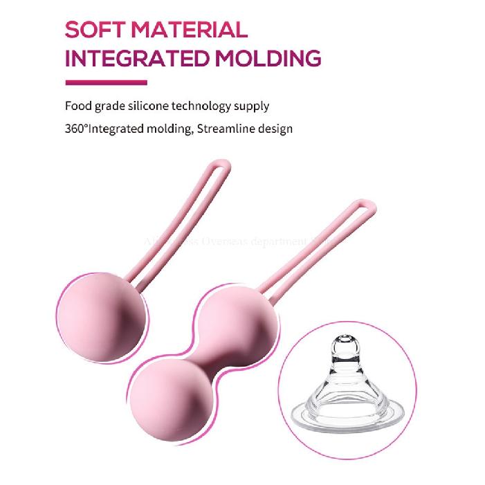 Lékařské silikonové Kegelovy kuličky Cvičební stahovací pomůcka Kuličky Bezpečné Ben Wa kuličky pro ženy Vaginální masážní přístroj Hračka pro dospělé Ne