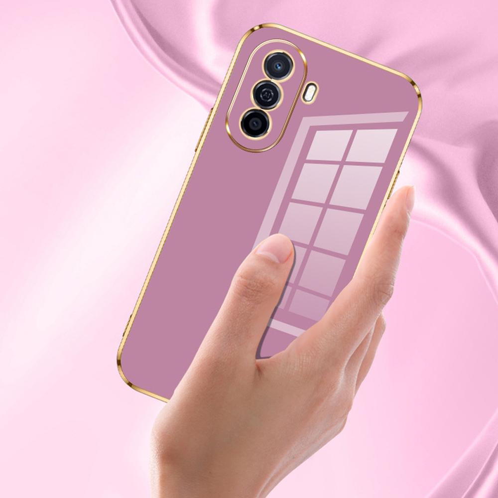 For Huawei Nova Y70 Case Huawei Nova Y70 Plus Cover MGA-LX9 MGA-LX9N Luxury Square Plating Phone Case Y70 Shockproof Back Cover
